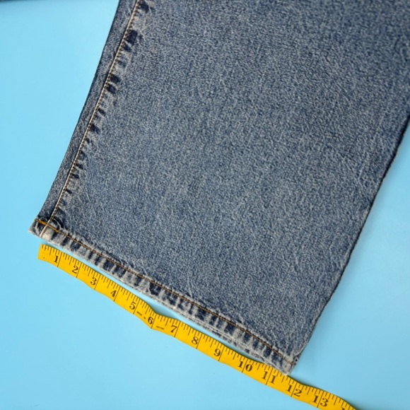 Lucky Bronx 5 Pocket Zipper Fly Size Classic Blue Denim Jeans 16/33 - Picture 10 of 11